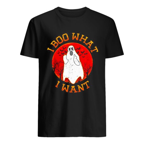 I boo what I want Ghost Halloween shirt