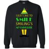 I just like smile Elf Smiling’s My Favorite Sweatshirt, hoodie, long sleeve