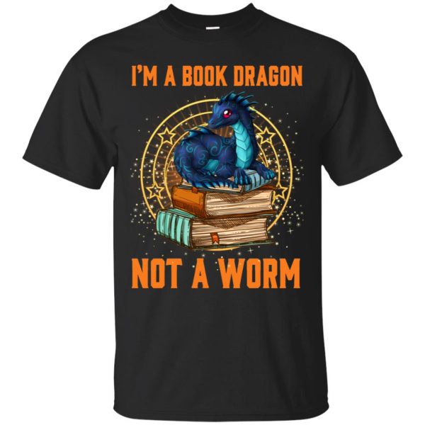 I’m a book dragon not a worm shirt, hoodie, long sleeve