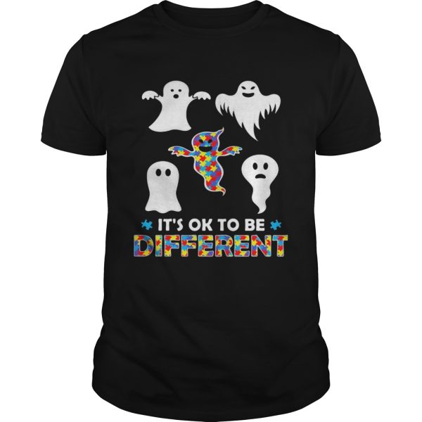 Its OK To Be Different Ghost Halloween shirt