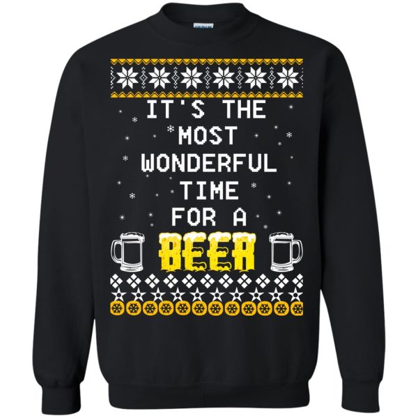 It’s the Most Wonderful Time for a Beer Ugly Christmas Sweatshirt, Shirt