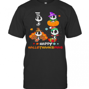Jack Skellington Happy Hallothanksmas T-Shirt