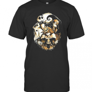 Jack Skellington Nightmare Naruto Happy Halloween T-Shirt