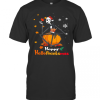 Jack Skellington With Santa Hat Happy Hallothanksmas T-Shirt