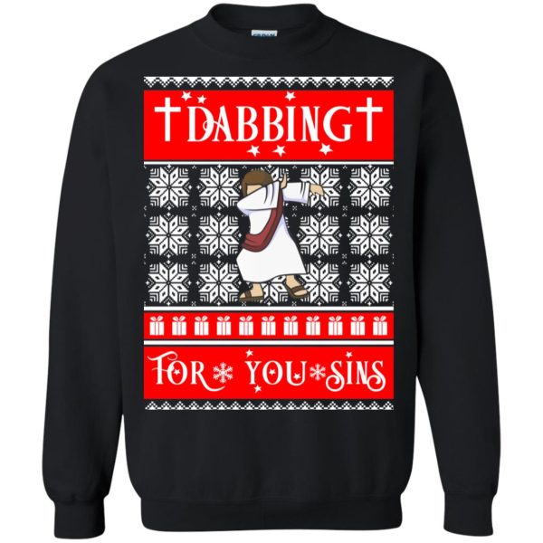 Jesus Christ Dabbing For Your Sins Christmas sweatshirt, hoodie