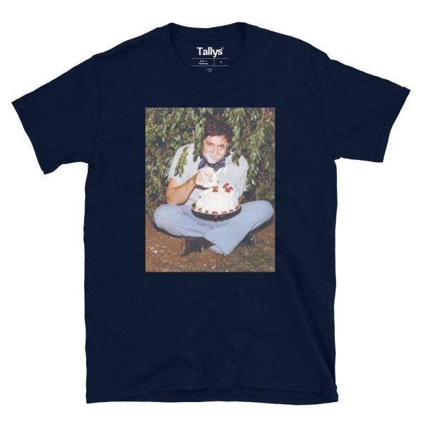 Johnny Cash Eating Cake T-Shirt