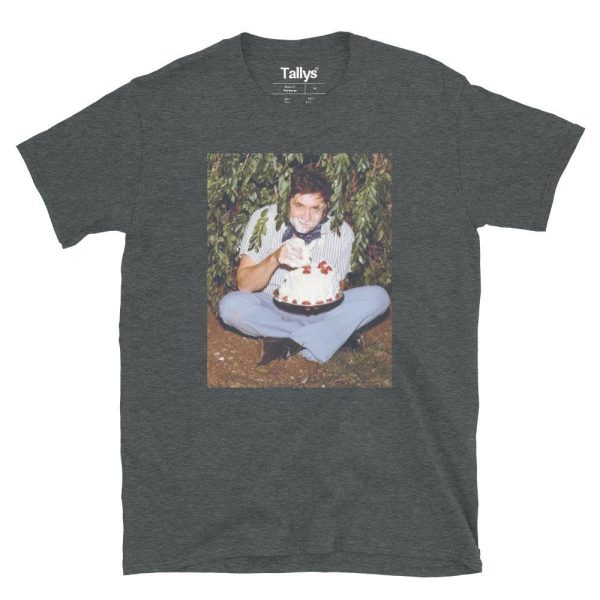 Johnny Cash Eating Cake T-Shirt