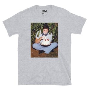 Johnny Cash Eating Cake T Shirt 4
