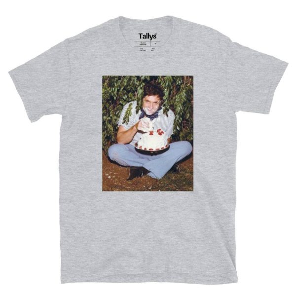 Johnny Cash Eating Cake T-Shirt