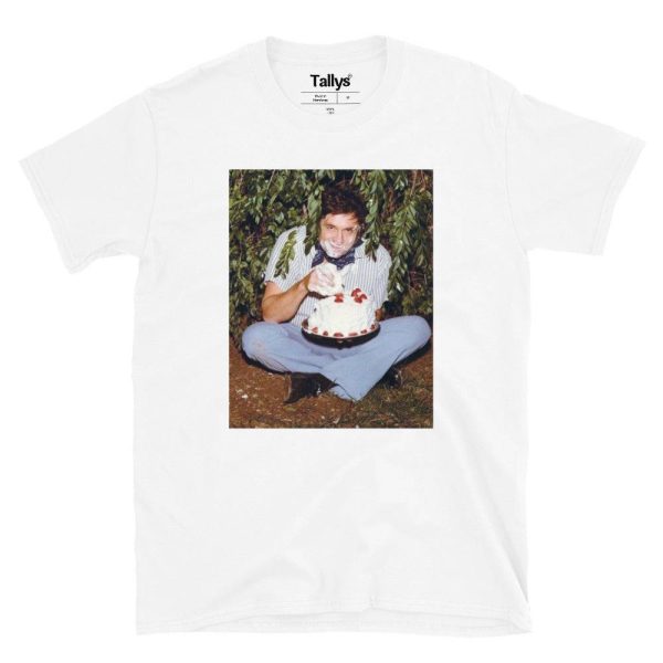 Johnny Cash Eating Cake T-Shirt