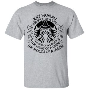 July woman the soul of a witch shirt, hoodie, long sleeve