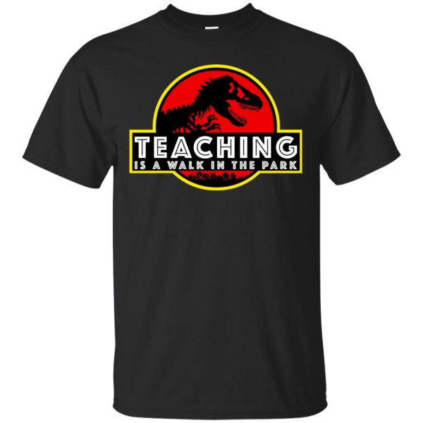 Jurassic Park Teaching It a walk in the park shirt, long sleeve, tank top