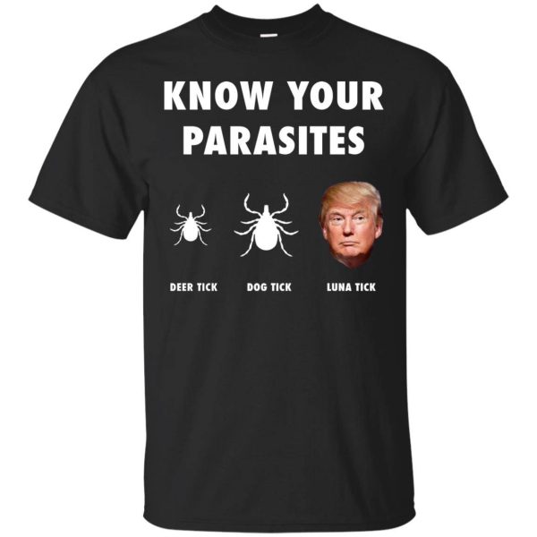 Know your parasites deer tick dog tick luna tick shirt, hoodie, long sleeve