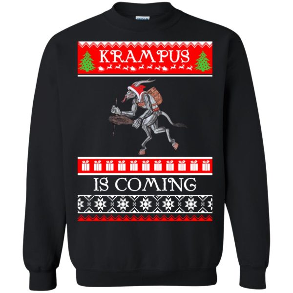 Kram Pus is coming Christmas sweatshirt, hoodie, long sleeve, ladies tee