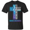 Let your faith be bigger than your fear suicide awareness shirt, hoodie