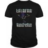 Lets Eat Kids Funny Cut Cat Witch Grammar Halloween shirt