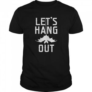 Lets Hang Out Vintage Bat Halloween Costume Party Idea shirt