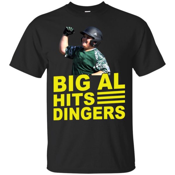 Little League boys big al hits Dingers shirt