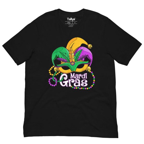 Mardi Gras 2023 Beads Mask Feathers t-shirt