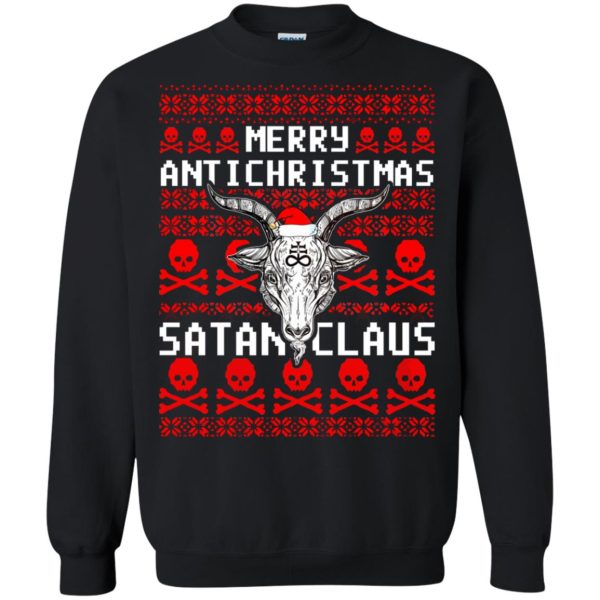 Merry Antichristmas satan clause ugly sweater, shirt, hoodie