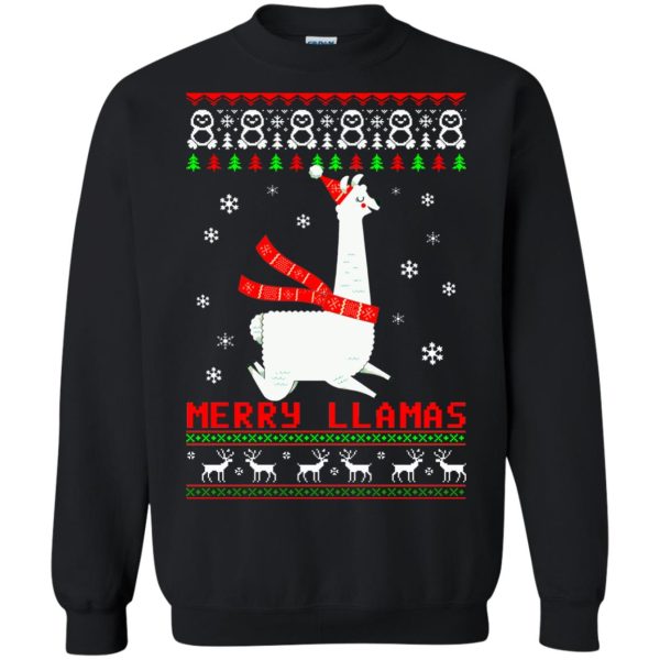 Merry Christmas llamas Ugly Sweater, hoodie, long sleeve