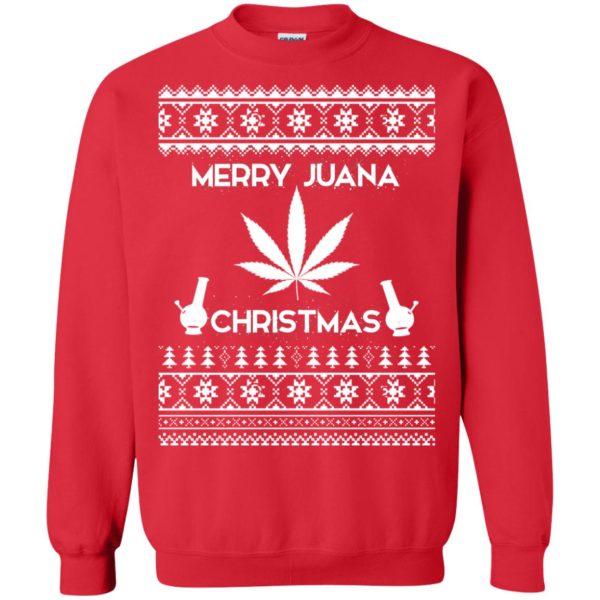 Merry Juana Weed Ugly Christmas sweatshirt, hoodie, long sleeve