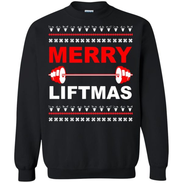 Merry Liftmas ugly sweatshirt, shirt, hoodie, long sleeve