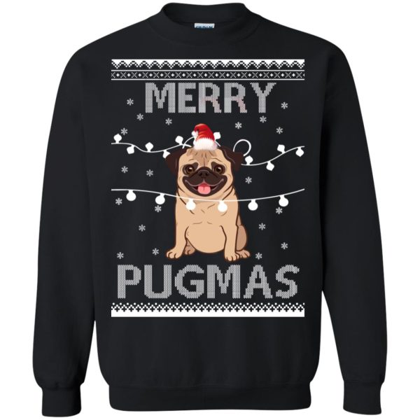 Merry Pugmas Christmas sweatshirt, hoodie, long sleeve,ladies tee