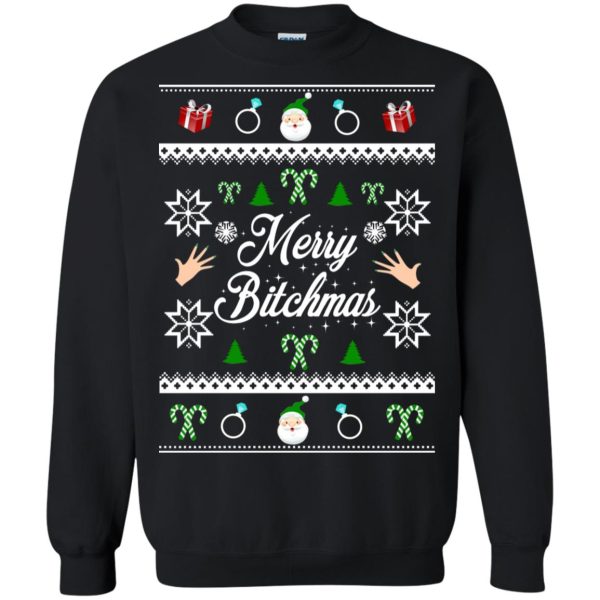 Merry bitchmas Christmas sweatshirt, hoodie, long sleeve, ladies tee