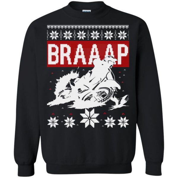 Motocross Braaap Christmas sweatshirt, hoodie, long sleeve