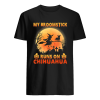My Broomstick Run On Chihuahua Moon Pumpkins Halloween shirt