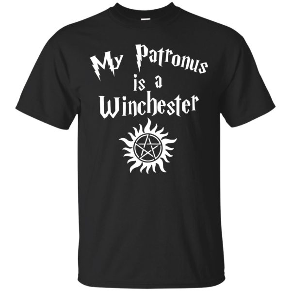 My patronus is a Winchester shirt, hoodie, long sleeve, tank top