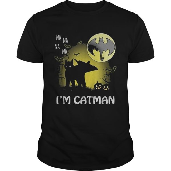 Na na na na I’m catman black Halloween moon shirt