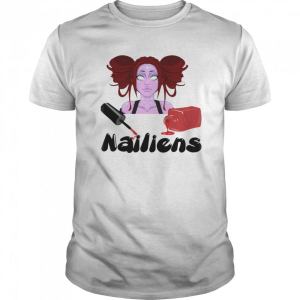 Nailiens girl happy halloween shirt