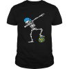 Nice Dab dabbing skeleton Water polo Halloween swim shirt