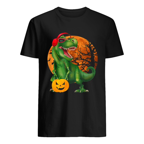 Nice Halloween T Rex Dinosaur Halloween Pumpkin Gift Boys shirt