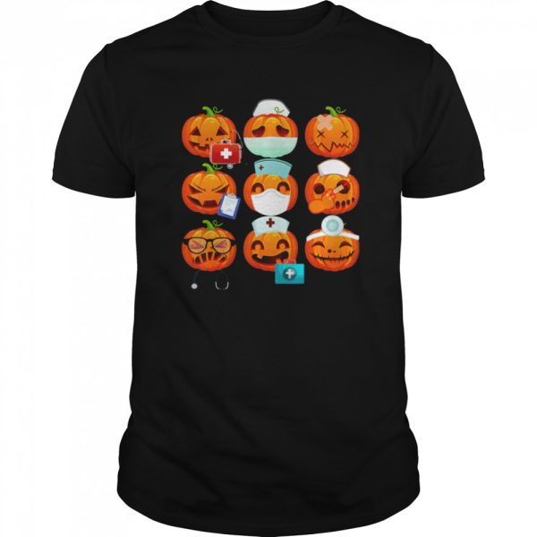 Nurse Emoji Funny Nurse Halloween shirt
