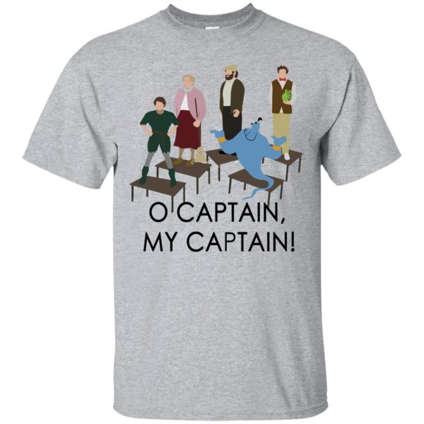 O captain my captain Robin Williams tribute shirt, guys tee, ladies tee