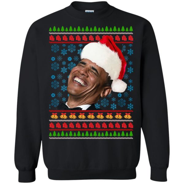 Obama Christmas ugly sweatshirt, hoodie, long sleeve