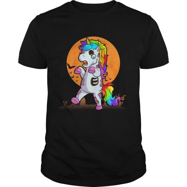 Official Unicorn Zombie Happy Halloween shirt