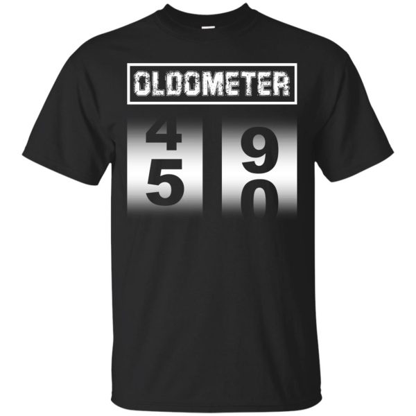 Oldometer 50 Year shirt, long sleeve, ladies tee, guys tee