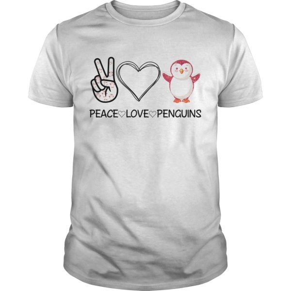 Peace Love Penguins shirt, hoodie, long sleeve, ladies tee