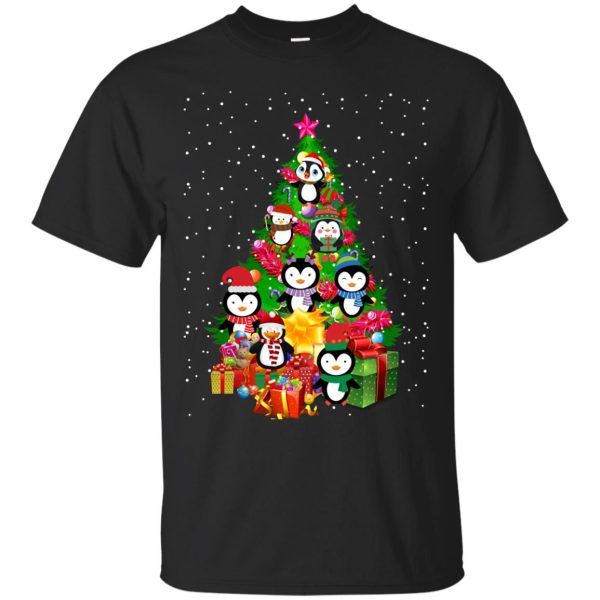 Penguin Christmas tree t-shirt, hoodie, sweatshirt