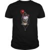 Pennywise IT in zipper pocket halloween shirt