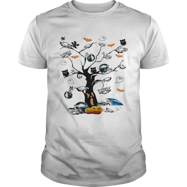 Philadelphia Eagles tree Halloween shirt – Trend Tee Shirts Store