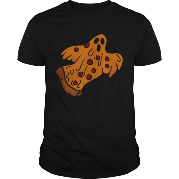 Pizza Halloween Ghost Scary Pizza shirt