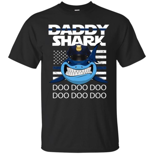 Police Daddy shark Doo Doo Doo shirt, hoodie, long sleeve