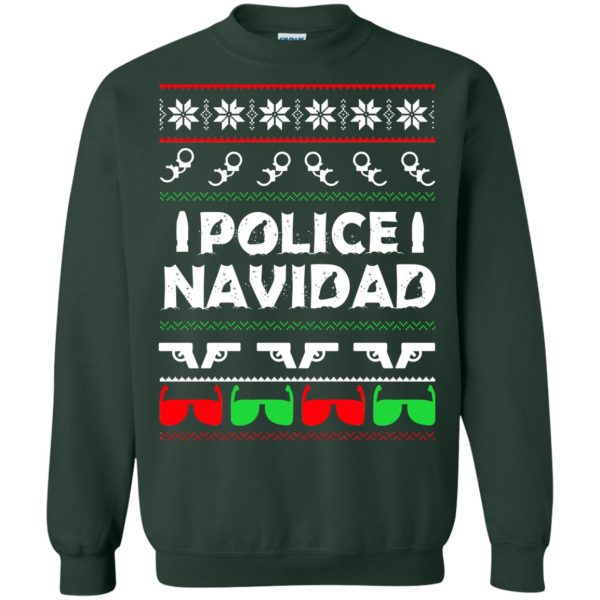 Police Navidad Christmas sweatshirt, hoodie, long sleeve