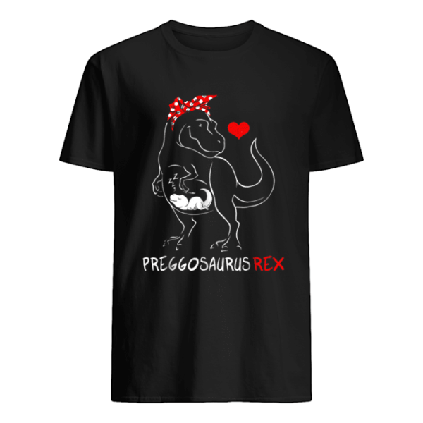 Preggosaurus Funny Dinosaur Pregnancy Halloween shirt