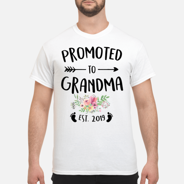 Promoted grandma Est 2019 shirt, hoodie, long sleeve